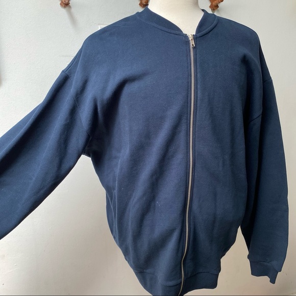 🍄 3/$30 ASOS Zip Cotton Bomber Jacket - Picture 6 of 13